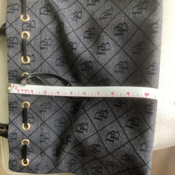 Dooney & Bourke Large black satchel monogram Tote Bag - Picture 10 of 11